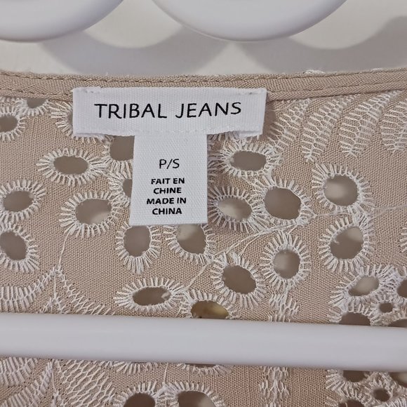 NWT Tribal Women's Lace Top Small - Picture 2 of 3